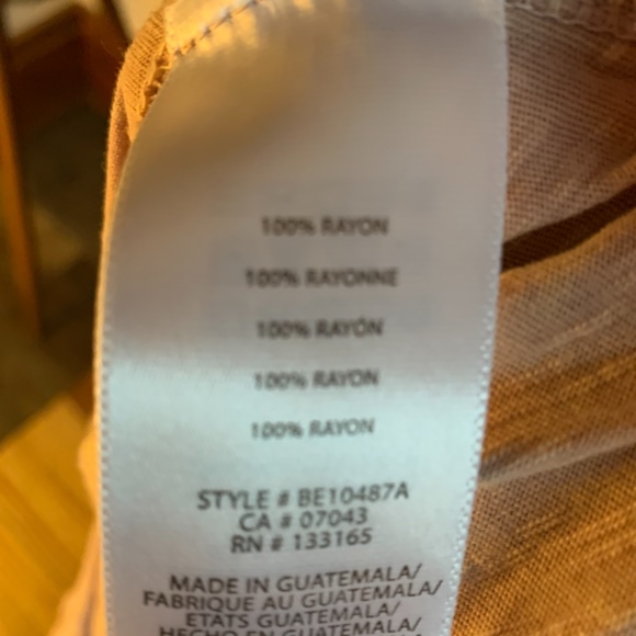 Eri abs Ali ruffle bottom long sleeve tee. Bought at an Anthro sake abs worn 2x - Picture 5 of 5